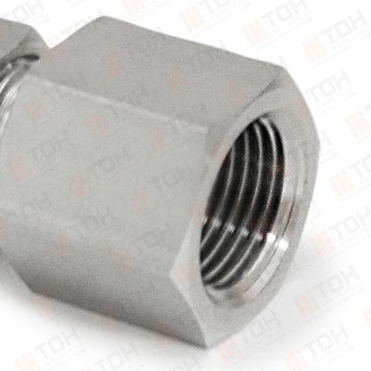 Racor Recto Hembra 3/8" OD x 1/4" NPT