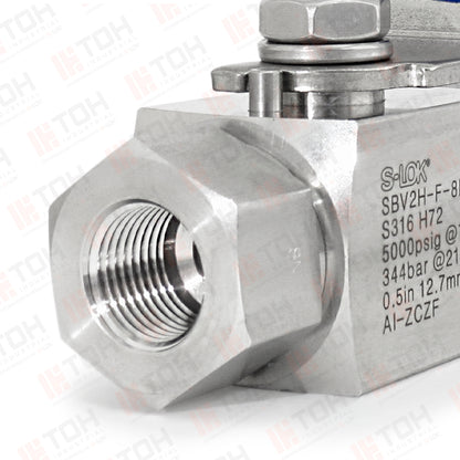 Válvula de Bola 1/2" NPT Roscada Hembra