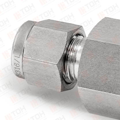 Racor Recto Hembra 1/4" OD x 1/8" NPT
