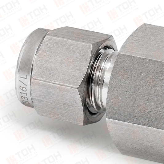 Racor Recto Hembra 1/4" OD x 1/8" NPT