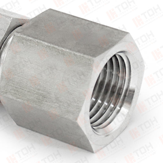 Racor Recto Hembra 1/2" OD x 1/4" NPT