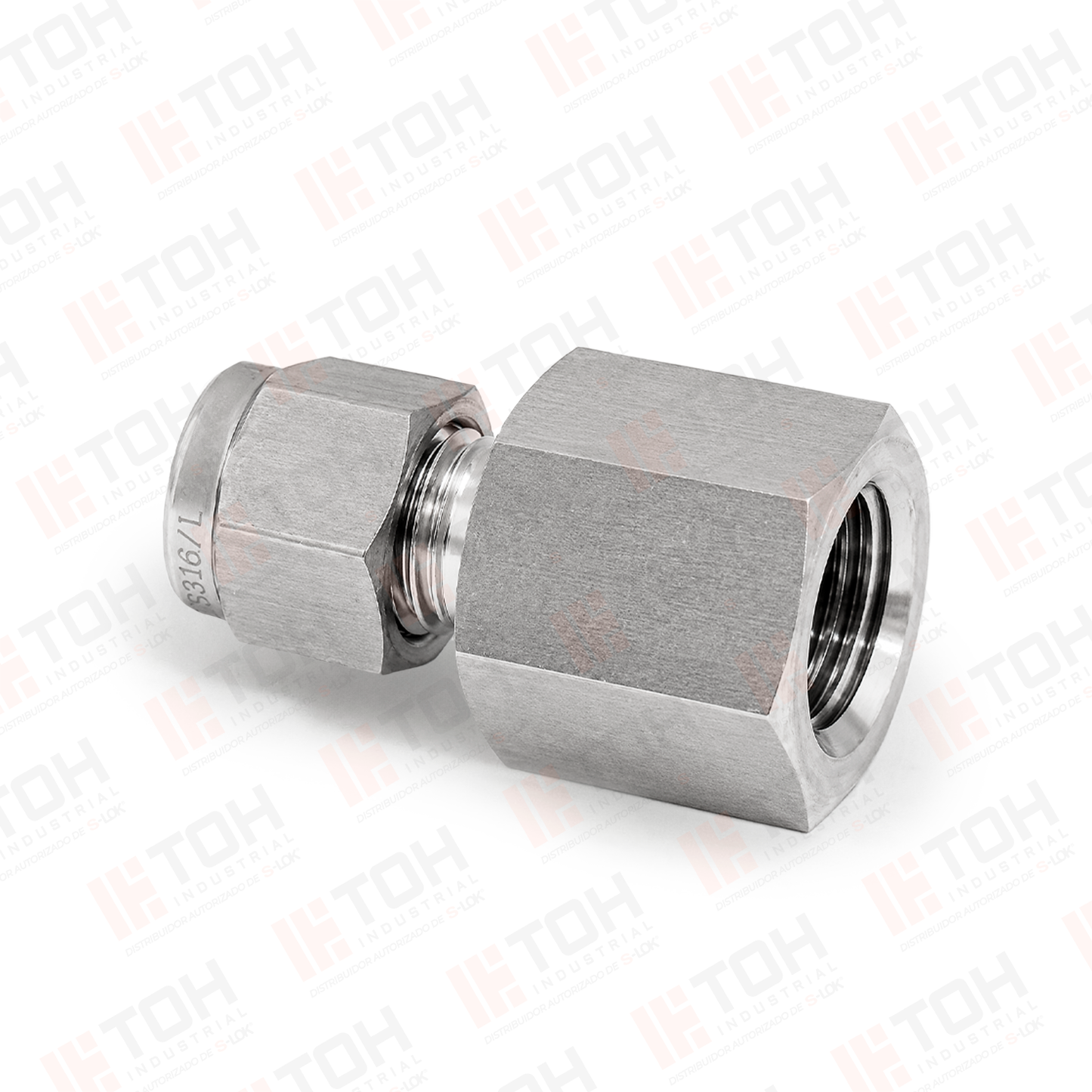 Racor Recto Hembra 1/4" OD x 1/8" NPT