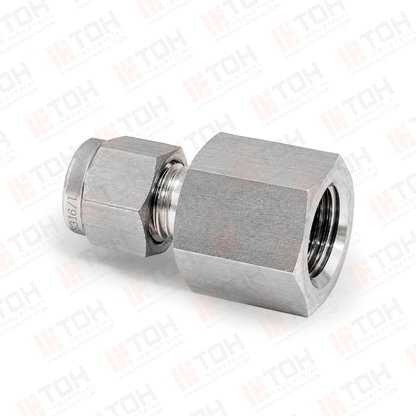 Racor Recto Hembra 1/4" OD x 1/8" NPT