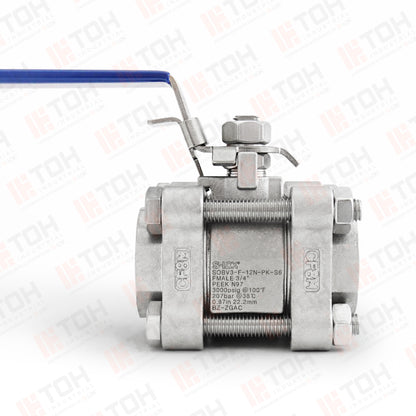 Válvula de Bola 3/4" NPT Roscada Hembra