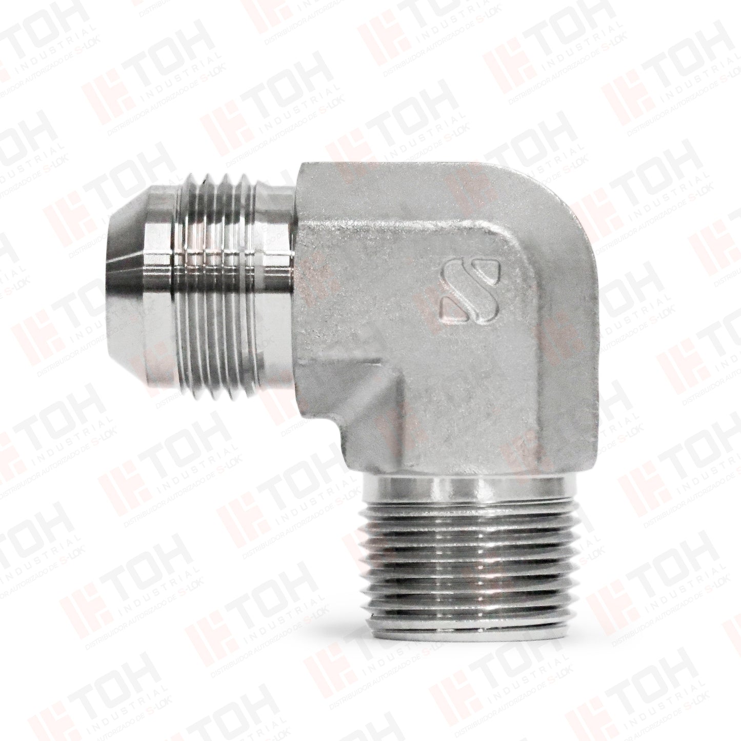 Adaptador Codo 90° Macho 3/4" x 3/4" NPT Macho