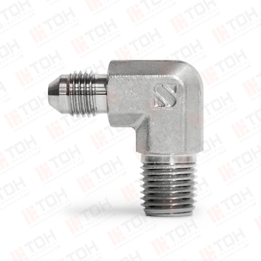 Adaptador Codo 90° Macho 1/4" x 1/4" NPT Macho