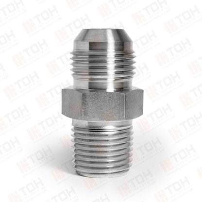 Adaptador Recto 5/8" Flared 37°-JIC x 1/2" NPT Macho Roscado