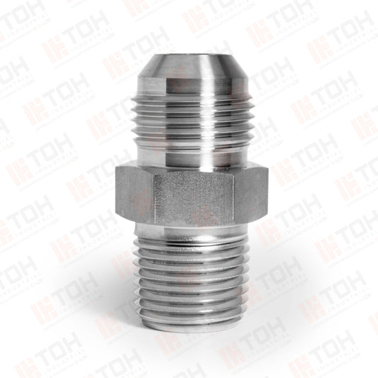 Adaptador Recto 5/8" Flared 37°-JIC x 1/2" NPT Macho Roscado