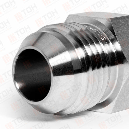 Adaptador Recto 5/8" Flared 37°-JIC x 1/2" NPT Macho Roscado