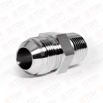 Adaptador Recto 5/8" Flared 37°-JIC x 1/2" NPT Macho Roscado