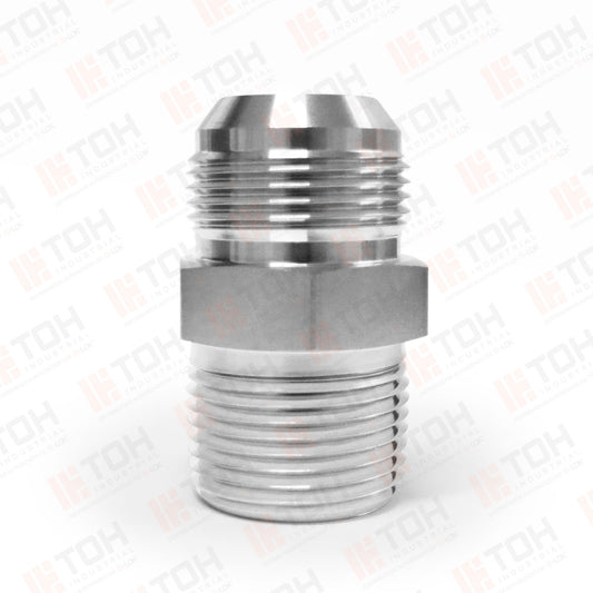 Adaptador Recto 1" Flared 37°-JIC x 1" NPT Macho Roscado