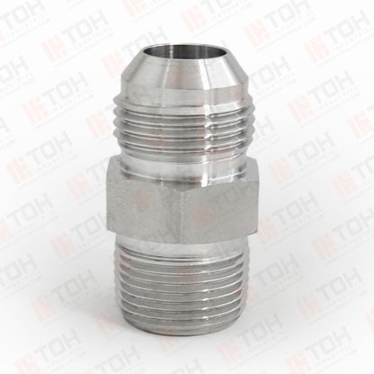 Adaptador Recto 3/4" Flared 37°-JIC x 3/4" NPT Macho Roscado
