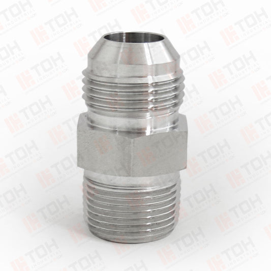 Adaptador Recto 3/4" Flared 37°-JIC x 3/4" NPT Macho Roscado