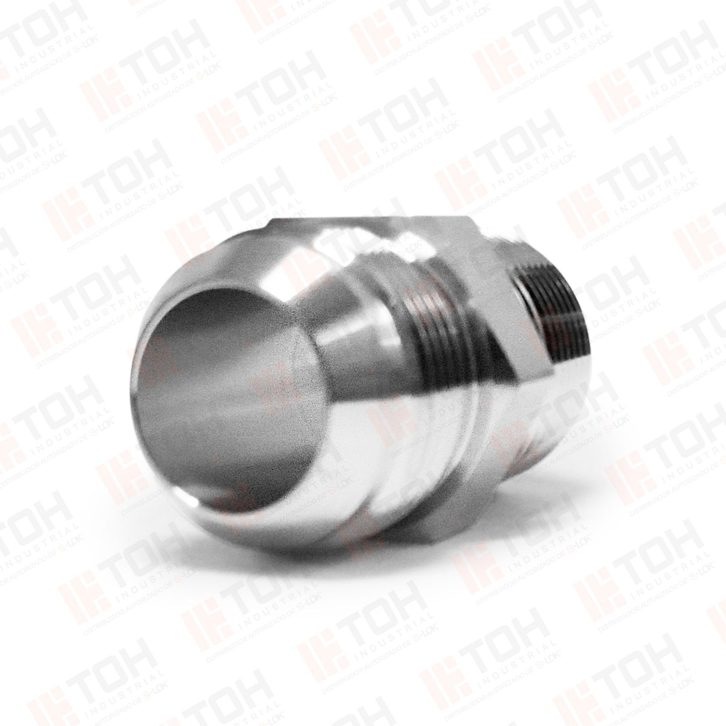Adaptador Recto 1" Flared 37°-JIC x 1" NPT Macho Roscado