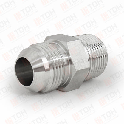 Adaptador Recto 3/4" Flared 37°-JIC x 3/4" NPT Macho Roscado