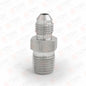 Adaptador Recto 1/4" Flared 37°-JIC x 1/4" NPT Macho Roscado