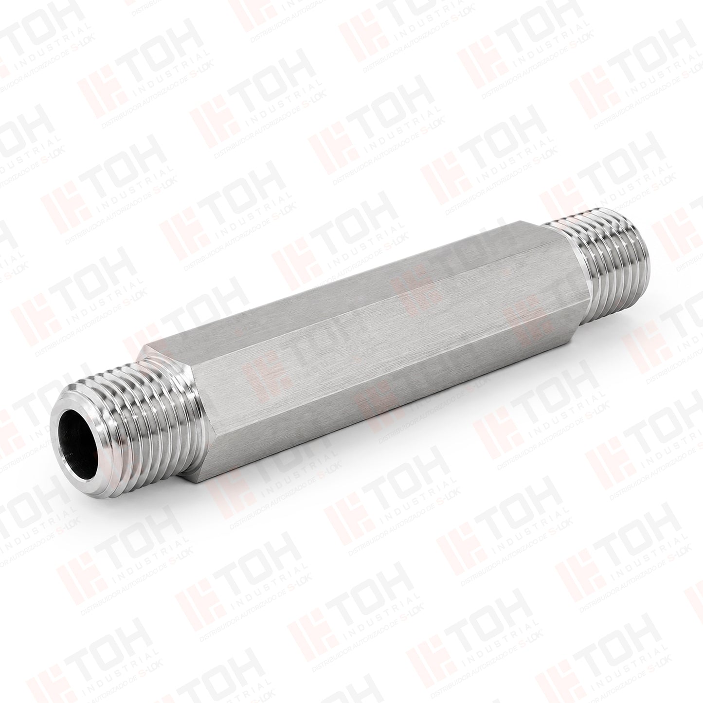 Niple Hexagonal 1/4" x 4L Rosca NPT