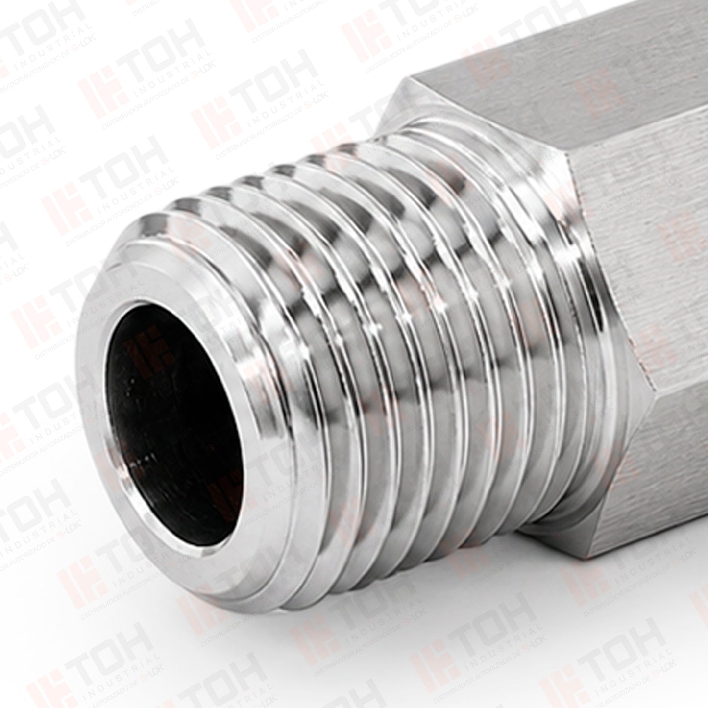 Niple Hexagonal 1/4" x 4L Rosca NPT