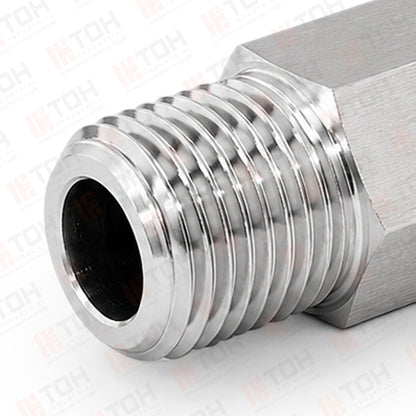 Niple Hexagonal 1/4" x 4L Rosca NPT