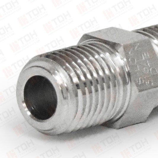 Niple Corto Hexagonal 1/4" NPT Roscado