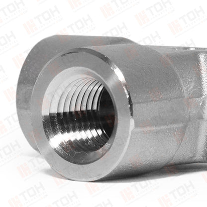 Tee Roscada Hembra 1/4" NPT