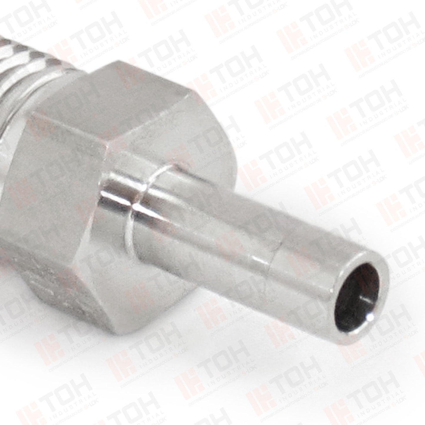 Adaptador Reductor (Manguito) 3/16" OD-Tube x 1/8" NPT Macho