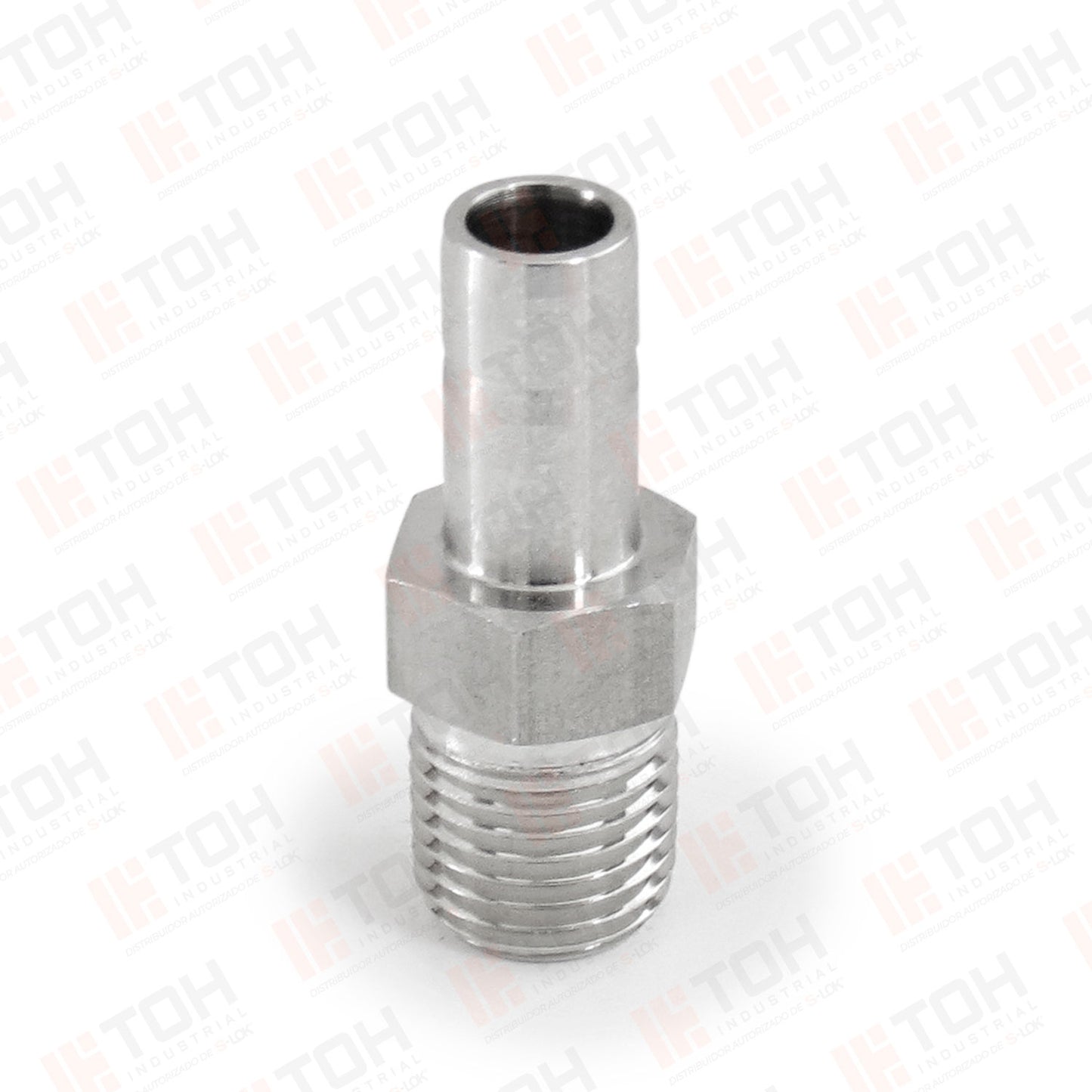 Adaptador Reductor (Manguito) 1/4" OD-Tube x 1/4" NPT Macho