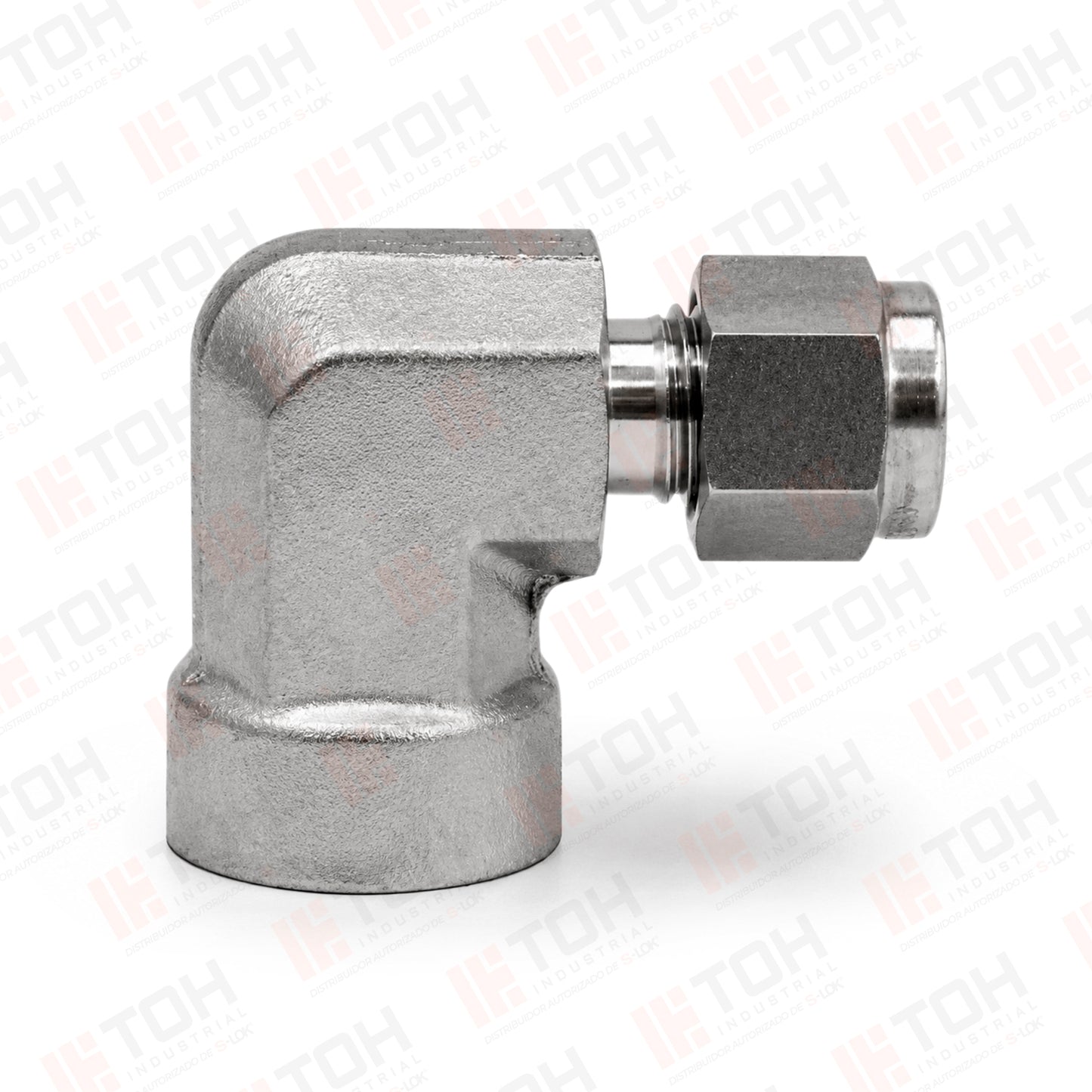 Racor Codo Hembra 1/4" OD x NPT