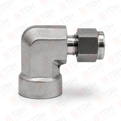 Racor Codo Hembra 1/4" OD x NPT