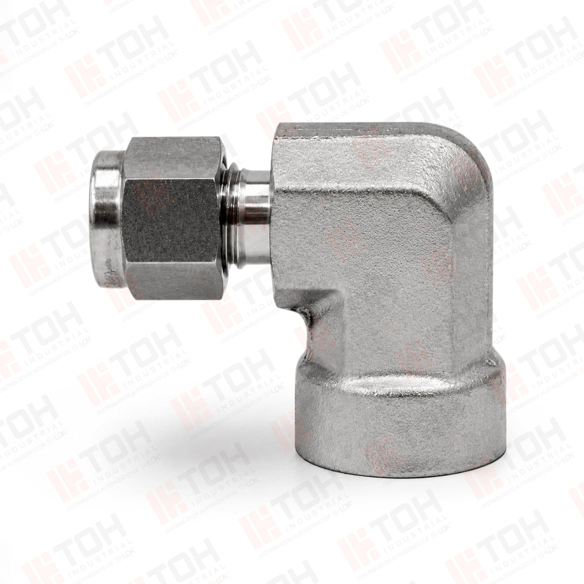 Racor Codo Hembra 1/4" OD x 1/4" NPT