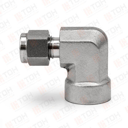 Racor Codo Hembra 1/4" OD x 1/4" NPT