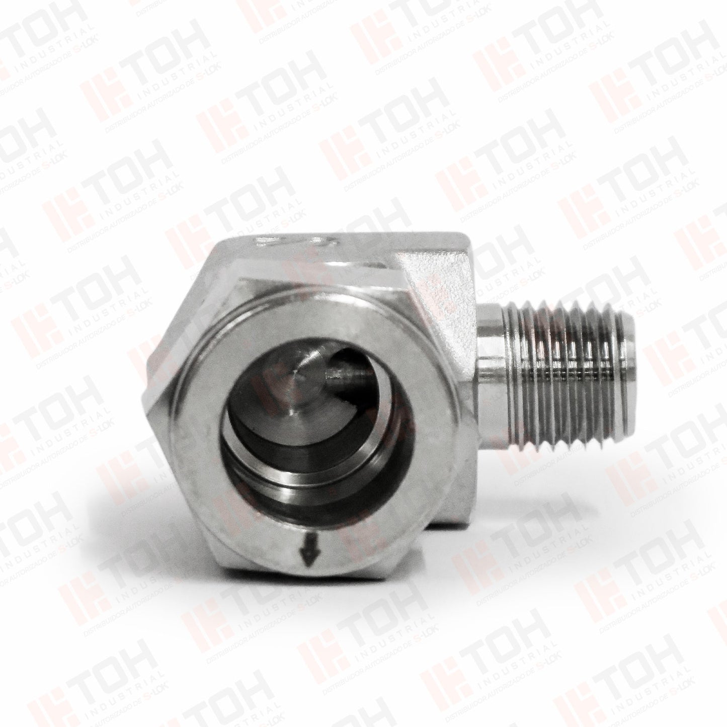 Racor Codo Macho 5/8" OD x 1/4" NPT