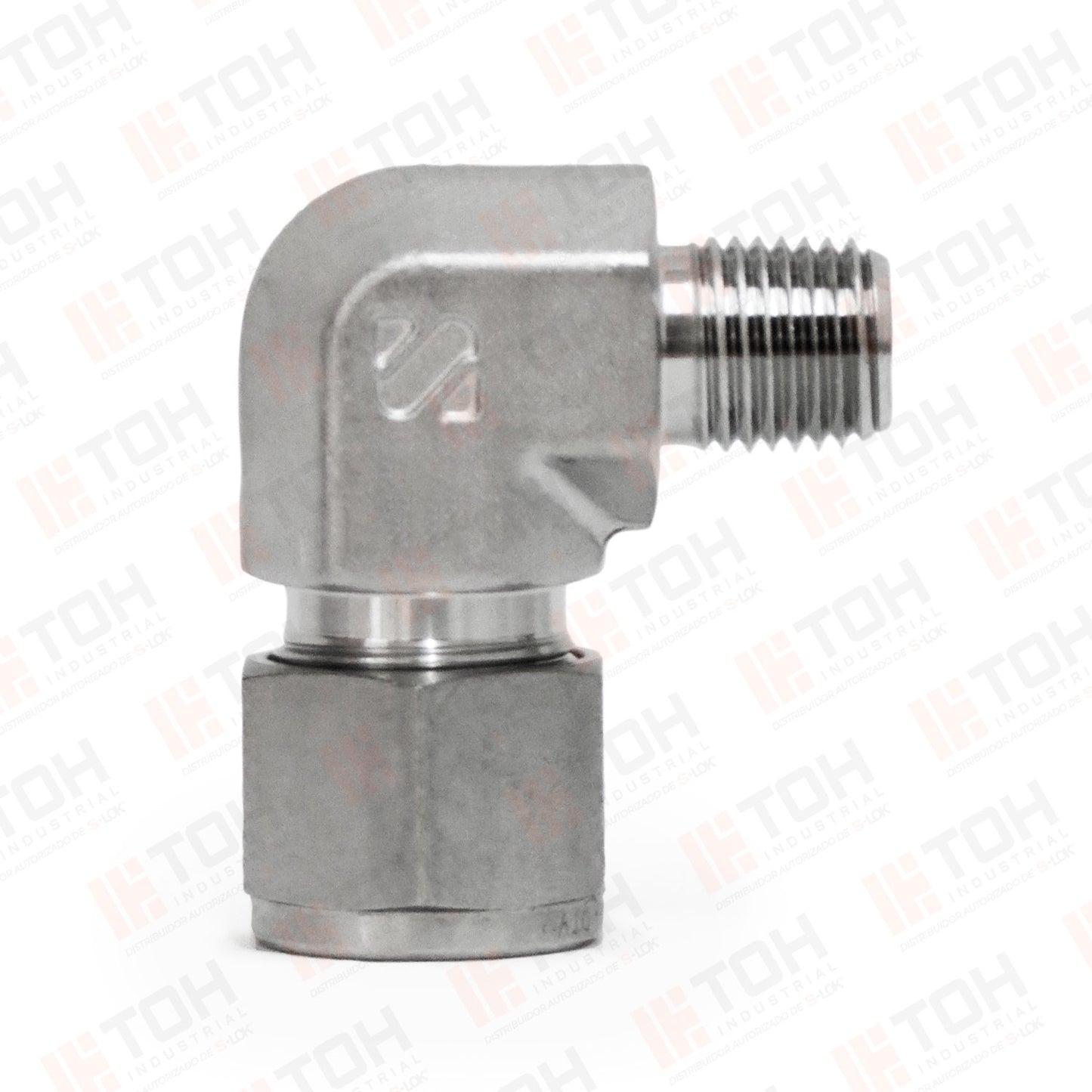 Racor Codo Macho 1/2" OD x 1/4" NPT