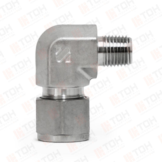 Racor Codo Macho 1/2" OD x 1/4" NPT