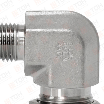 Racor Codo Macho 1/2" OD x 1/4" NPT