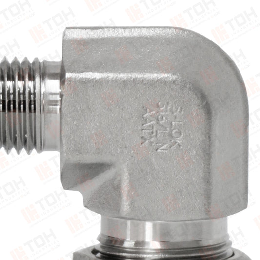 Racor Codo Macho 1/2" OD x 1/4" NPT
