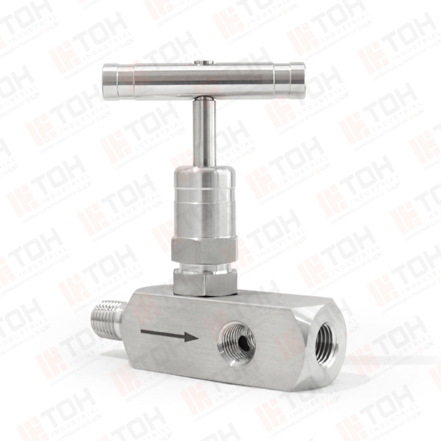 Válvula Multipuertos tipo Raíz 1/4" Macho-Hembra