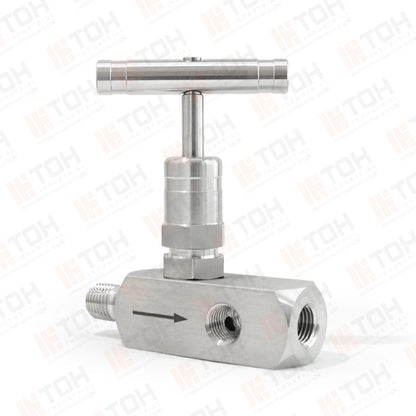 Válvula Multipuertos tipo Raíz 1/4" Macho-Hembra
