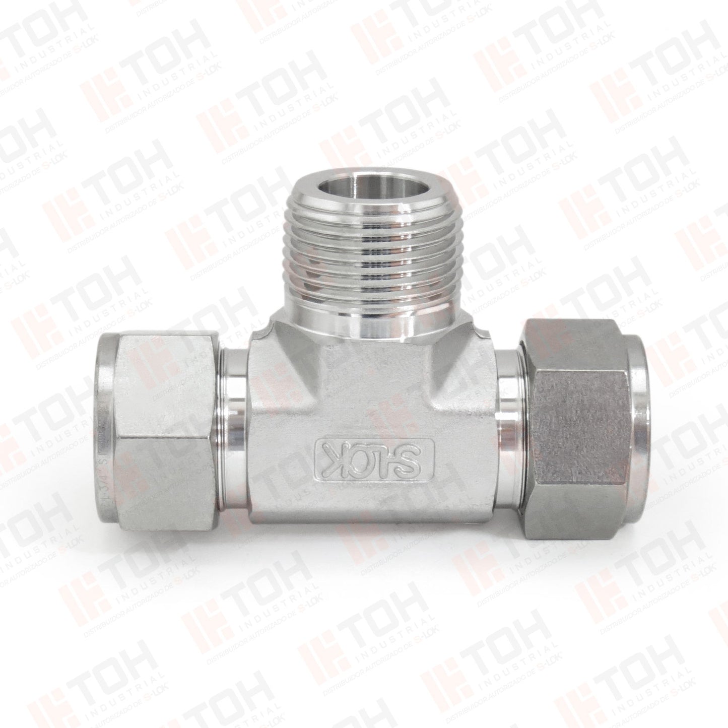 Tee Lateral 3/4" OD x 3/4" NPT Macho x 3/4" OD