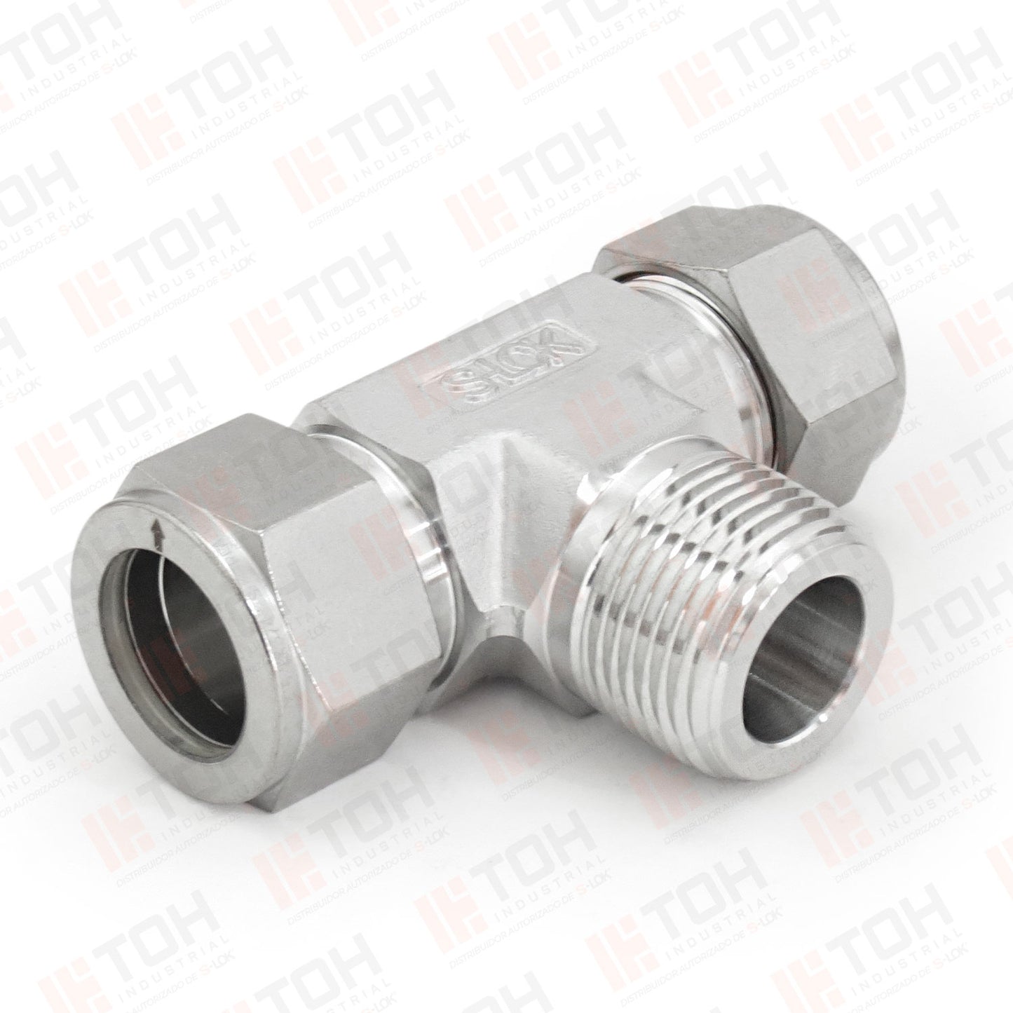 Tee Lateral 3/4" OD x 3/4" NPT Macho x 3/4" OD