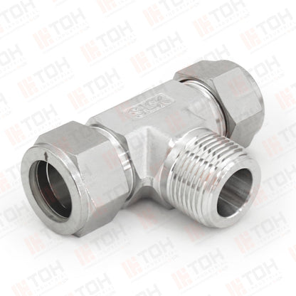 Tee Lateral 3/4" OD x 3/4" NPT Macho x 3/4" OD