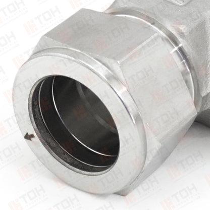 Tee Lateral 1/2" OD x 3/8" NPT Macho x 1/2" OD