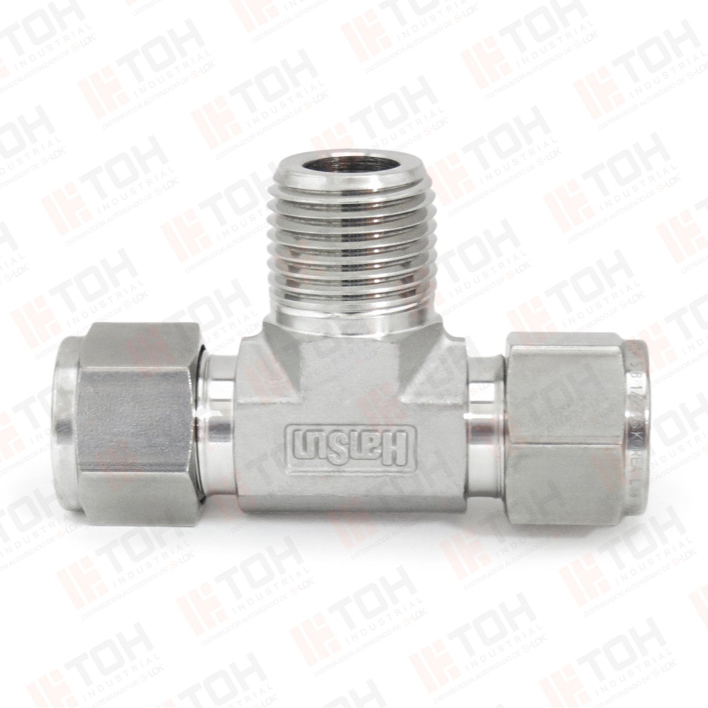 Tee Lateral 1/2" OD x 1/2" NPT Macho x 1/2" OD