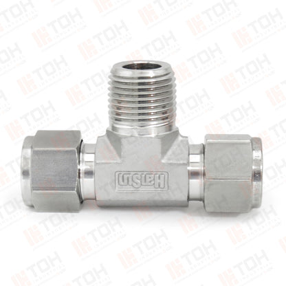 Tee Lateral 1/2" OD x 1/2" NPT Macho x 1/2" OD