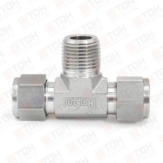 Tee Lateral 1/2" OD x 1/2" NPT Macho x 1/2" OD