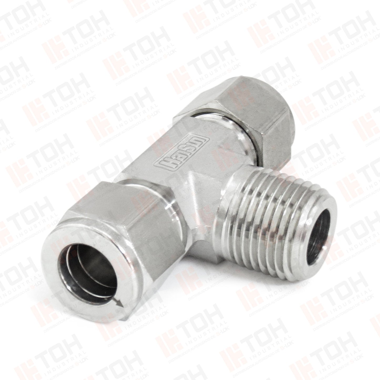 Tee Lateral 1/2" OD x 1/2" NPT Macho x 1/2" OD