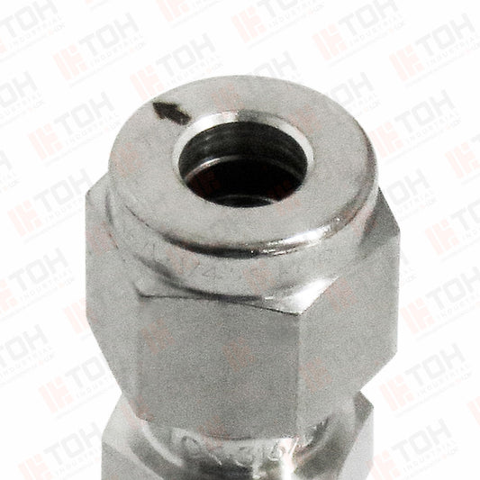 Unión Recta 1/4" OD