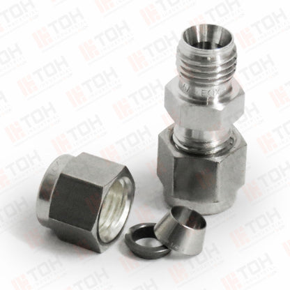 Unión Recta 1/4" OD