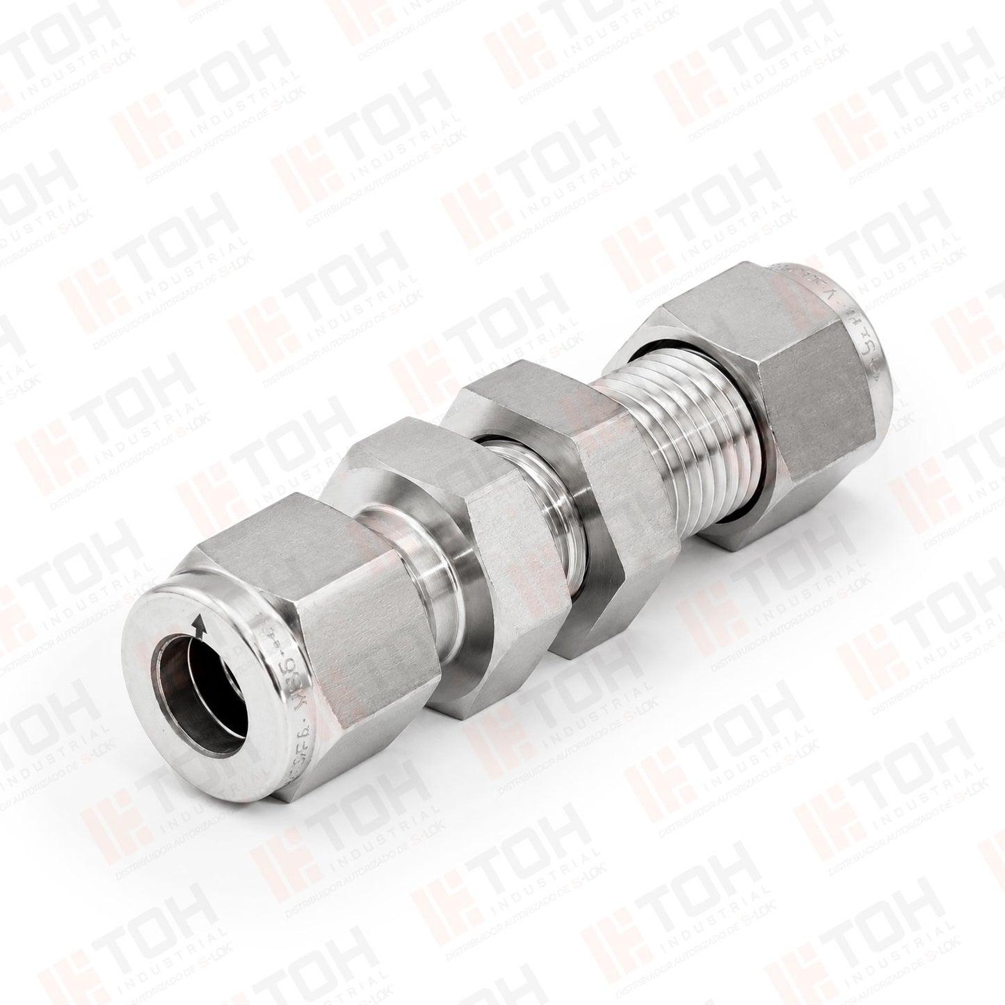 Unión Pasamuro 1/4" OD