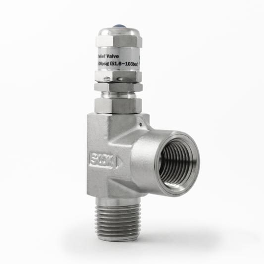 Válvula de Relevo (Alivio) 1/2" Macho-Hembra NPT Roscada
